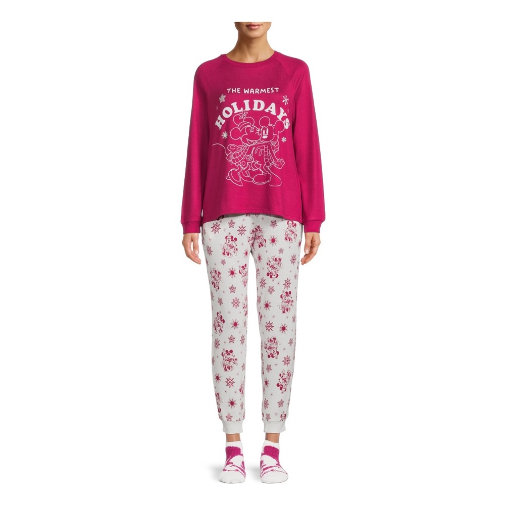 NWT Disney 3 Pc Pajama Set Size Small